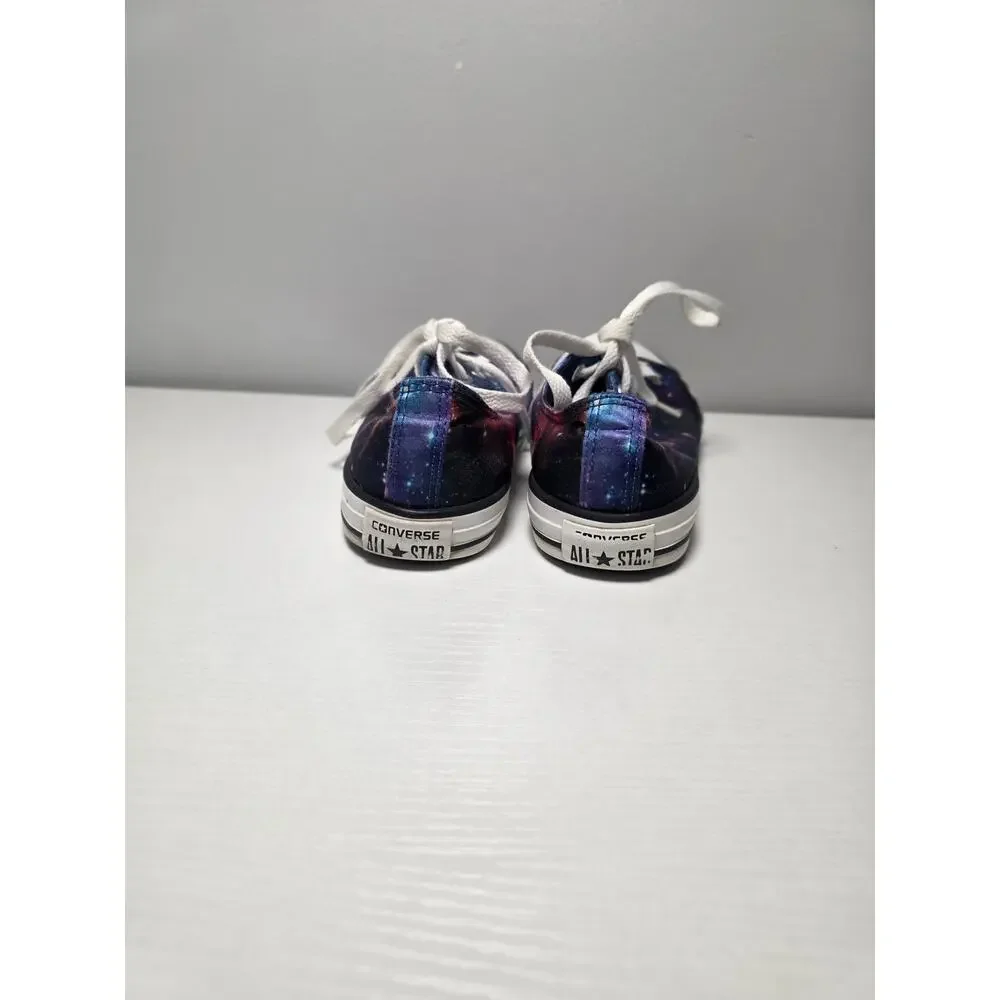 Converse Galaxy Print Low Top Sneakers Kids 3 Womens 5 Space Y2K Grunge Shoes